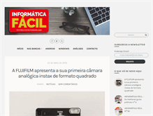 Tablet Screenshot of informaticafacil.com.pt